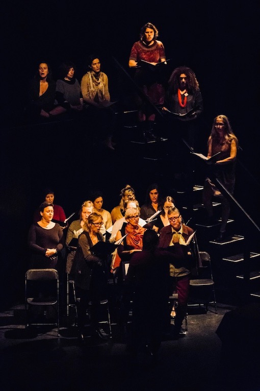 Maha sings in Oedipus at the Centaur